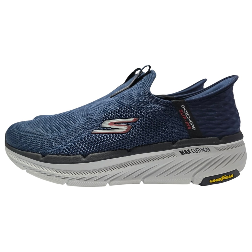 Skechers Mens Hands Free Slip-ins Max Cushioning Navy Blue Sneakers 220839WW 13